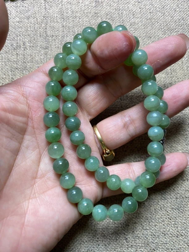 和田玉碧玉妈妈时尚项链