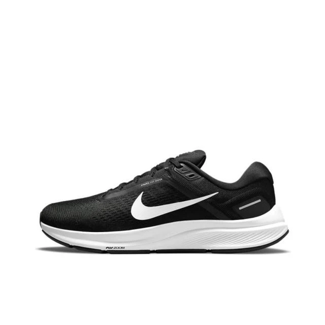 Nike/耐克 Air Zoom 男子网布减震透气低帮跑步鞋黑白 DA8535-001