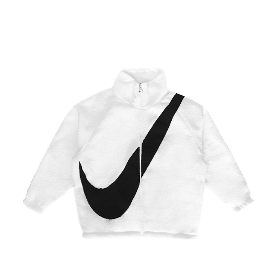 NIKE/耐克 女款大Logo羊羔绒双面穿夹克外套CZ4064-100