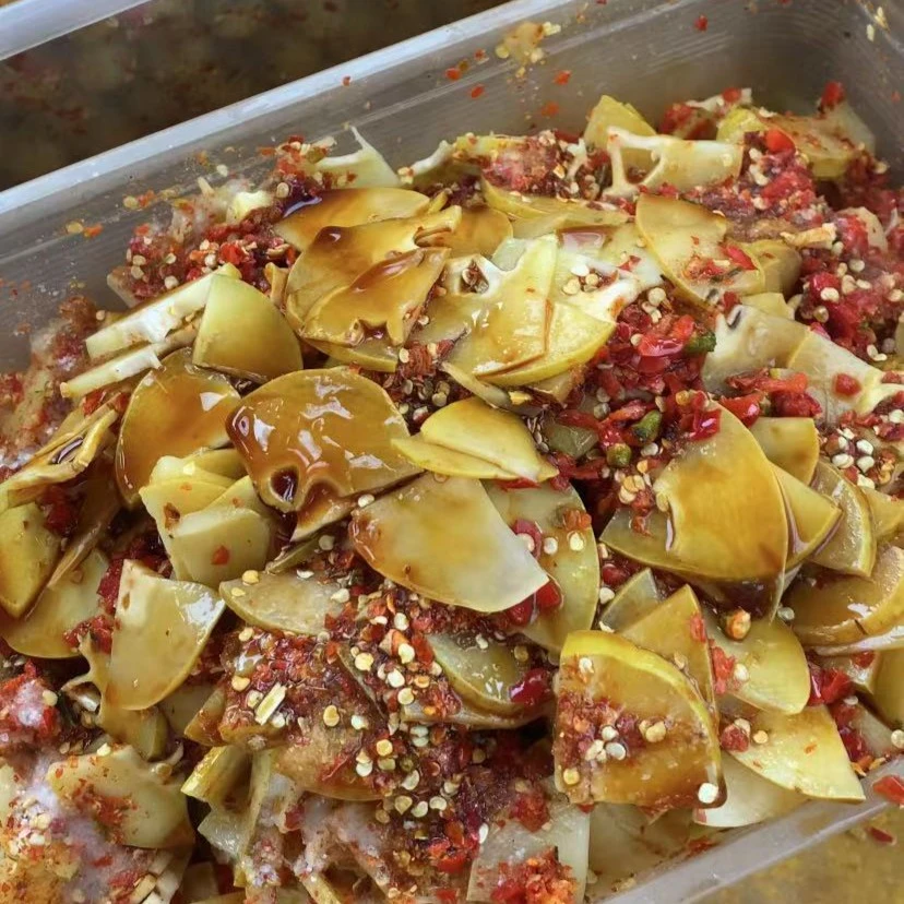 腌制中国大陆称重食用农产品新酸木瓜凉拌