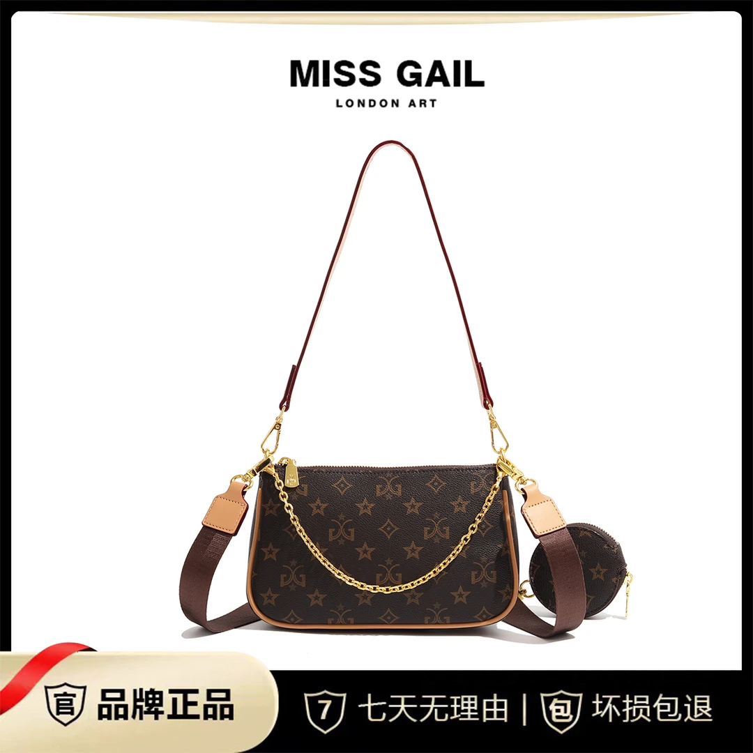 时尚百搭女士复古印花手提包潮流休闲经典单肩女包2002