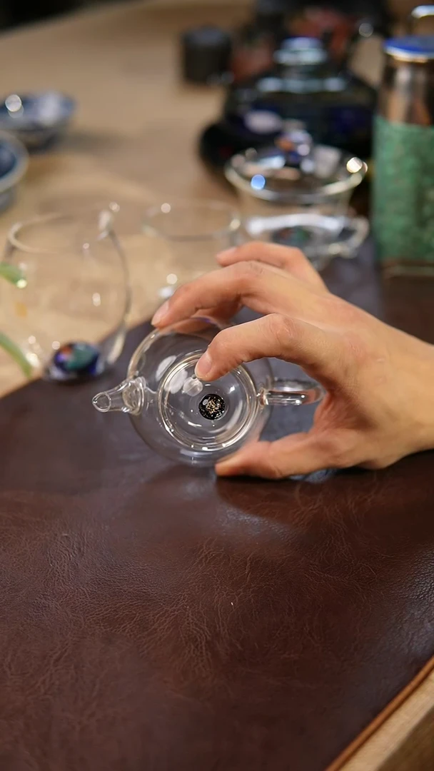【闪购商品】瓷杯 透明星空小壶
