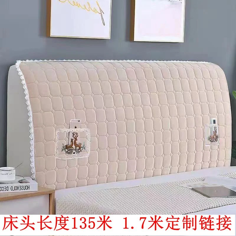 加厚加棉床头罩床头套万能长度1.35米  长度1.7米 定制长度1.0米