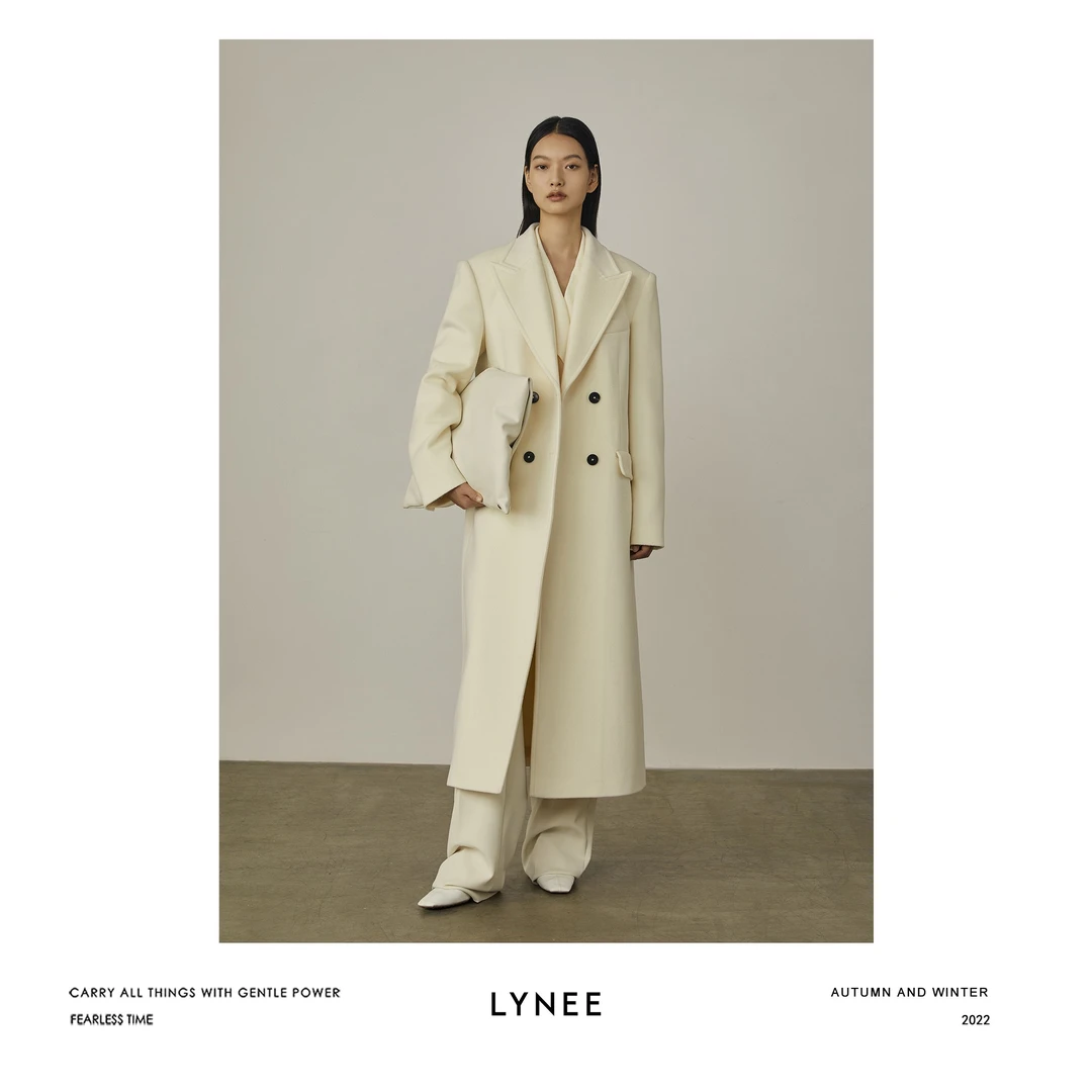 LYNEE 【黑标系列】气质大衣女秋冬款 LGD2CAW185