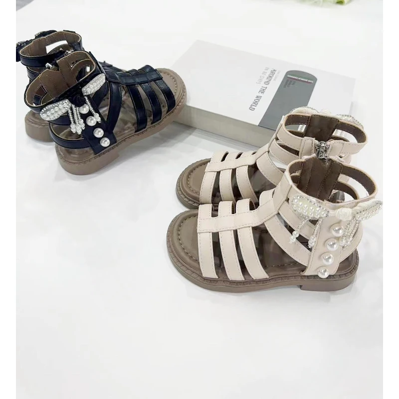 儿童夏季凉鞋女童软底罗马鞋1062