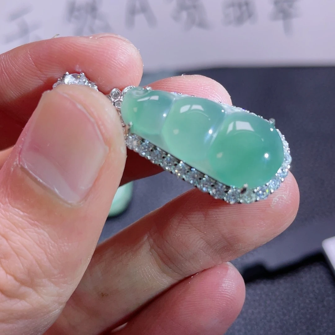 【闪购商品】翡翠颈饰银S925镶嵌