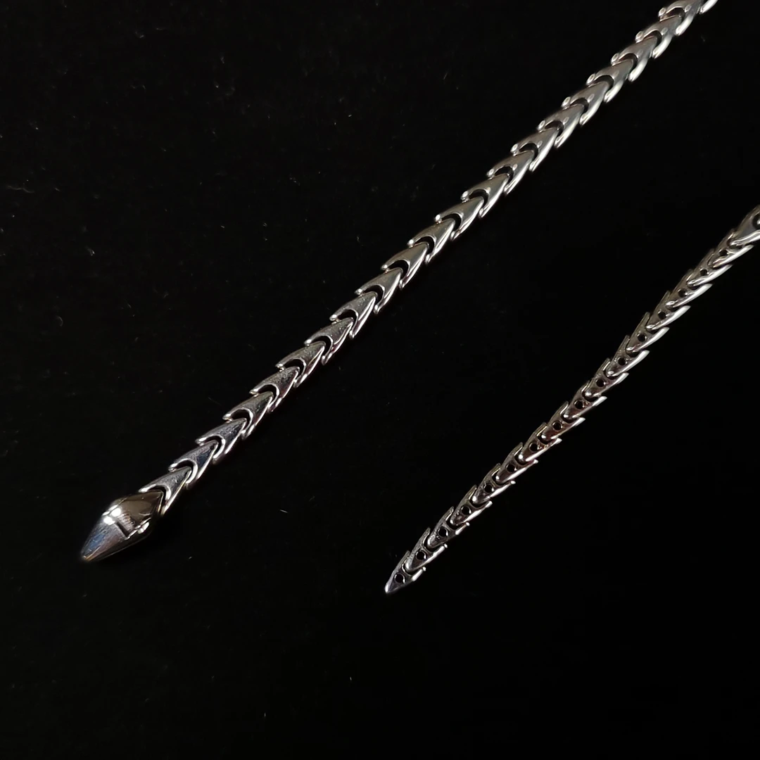 链子925银 【嘶嘶】精工柜品个性项链XL7066