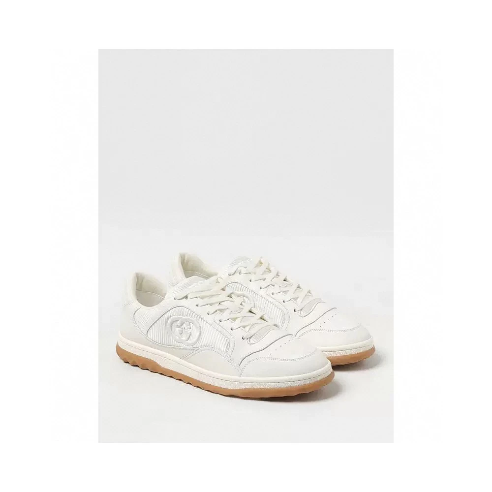 GUCCI/古驰新款白色GG标识MAC80复古运动鞋2453013