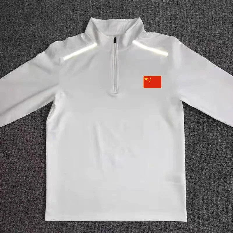 半拉链长袖田径服跑步骑行男女篮球体育生训练服速干健身运动上衣