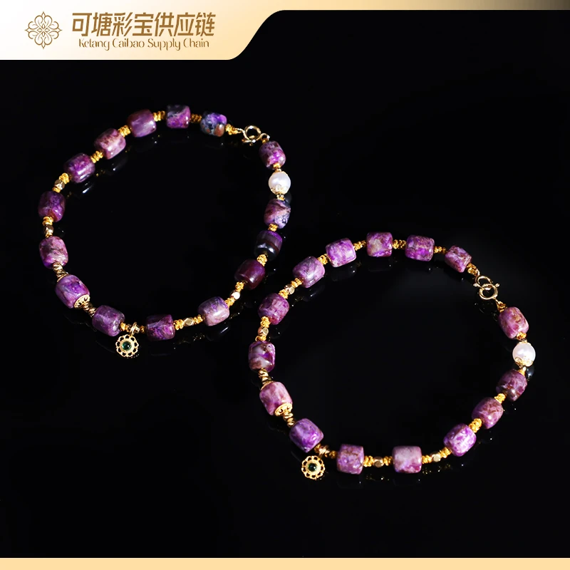 南非舒俱来 欧若风 18K金 桃红樱花 舒俱来手链 /多样性 发一个