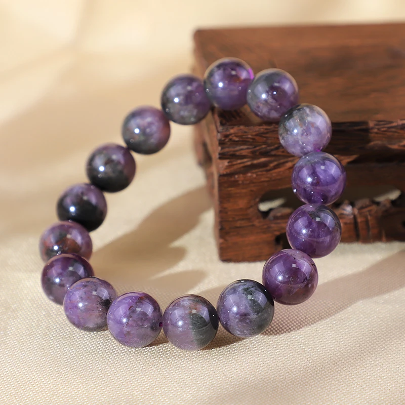 天然紫钛极光23水晶手串 合集7-16mm+