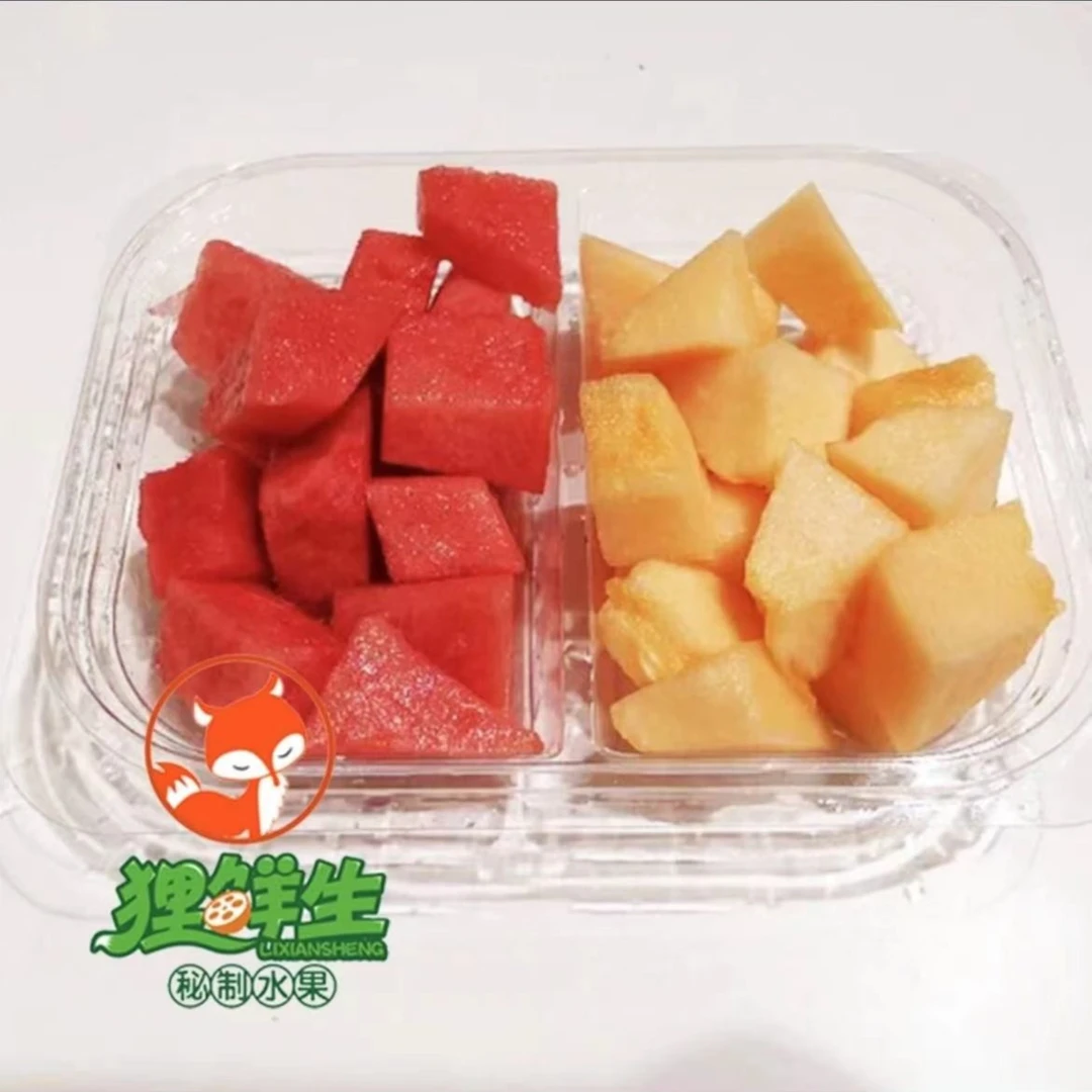 【西瓜+哈密瓜】双拼果切250g