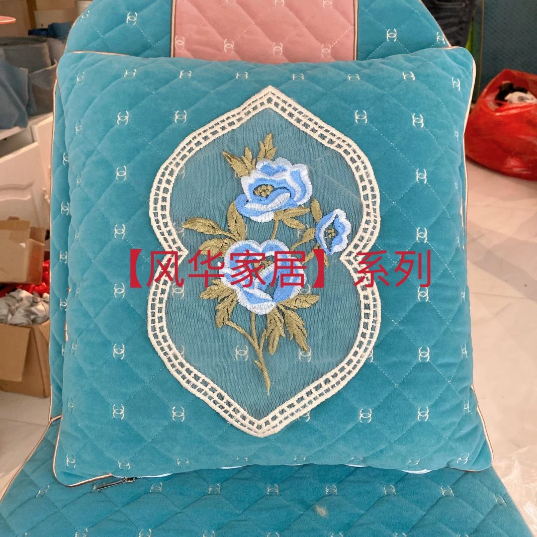 【风华家居】沙发套抱枕套窗帘餐椅套装饰用贴花20个起发