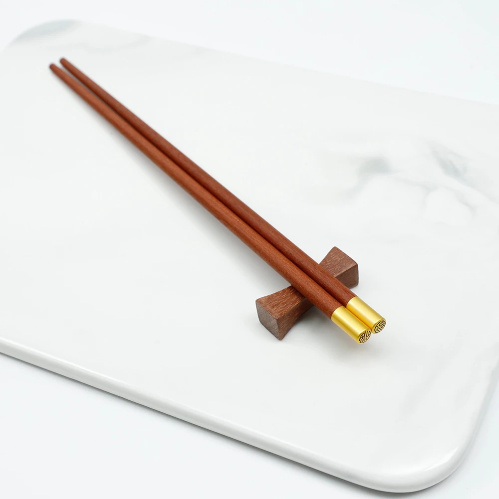 志恒居（五双）红檀金筷子