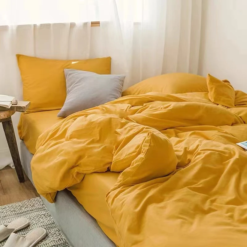 轻奢/绵软肤感/牛津纺/长绒棉/转色工艺/四件套