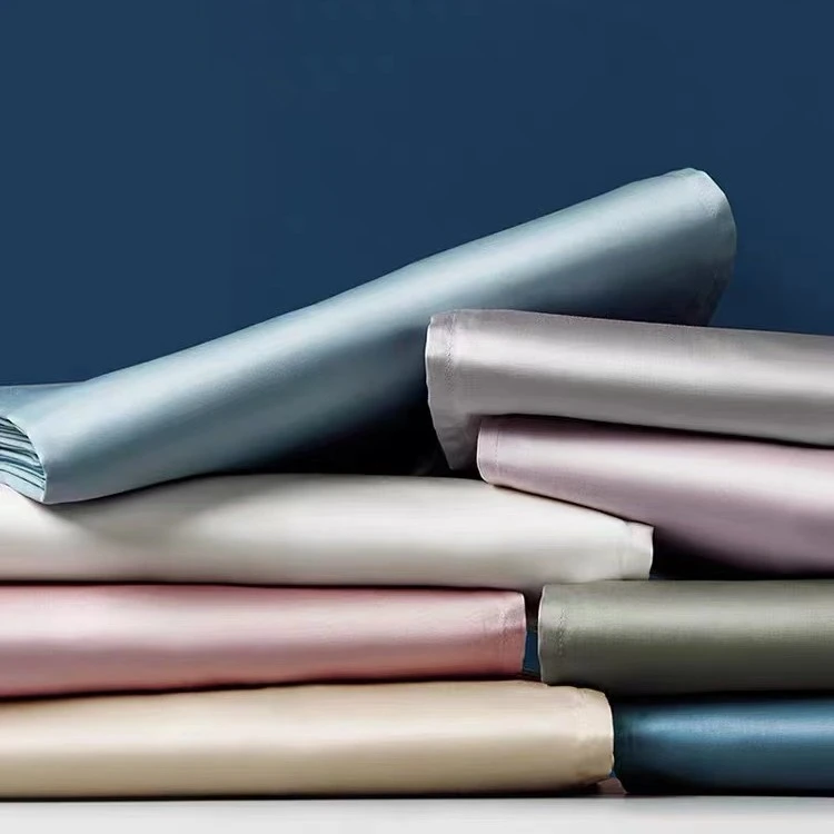 100支体验/纯棉贡缎/单品床单/纯色简约圆角工艺款-多色