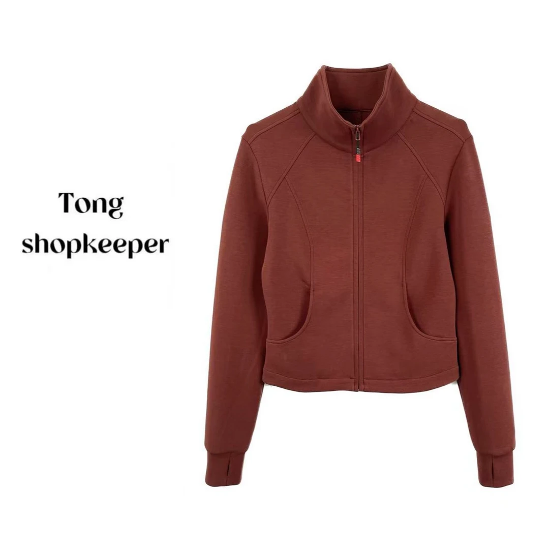 QJ168381百搭欧货高级感洋气拉链开衫棒球服短外套