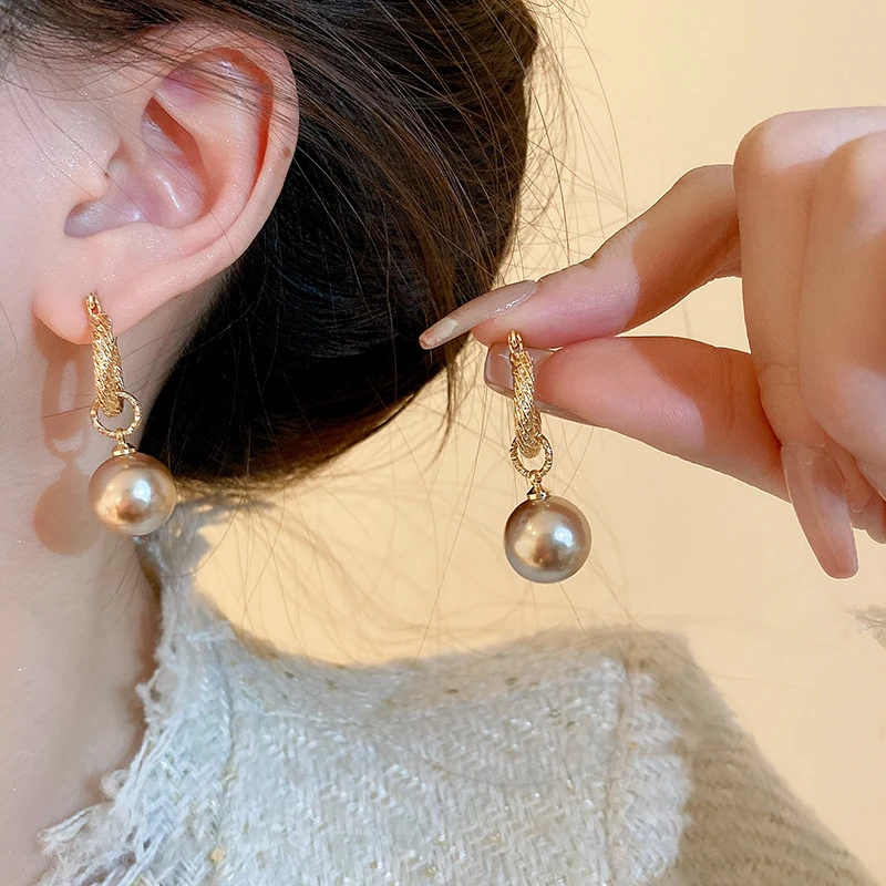 铜合金耳饰 【144】时尚麻花几何耳扣小众个性设计耳环轻奢复古耳饰