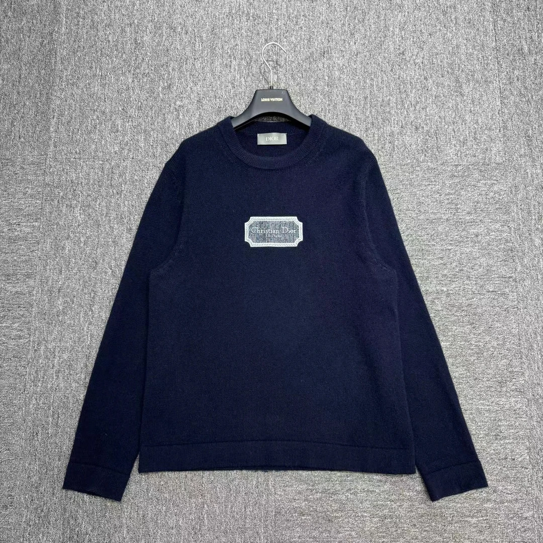 Dior 羊绒针织徽标毛 /08985 /M码 /99新/公价14500