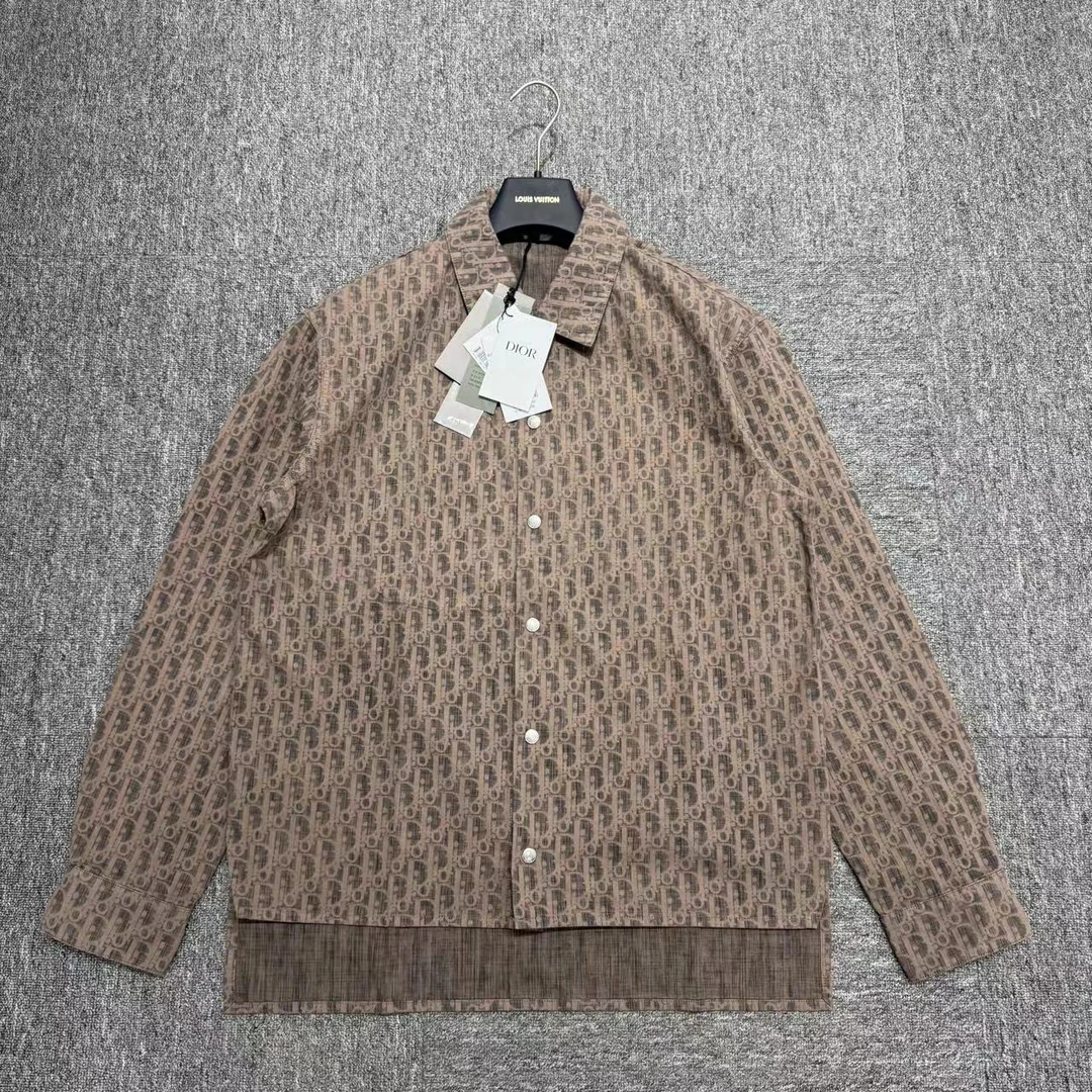 Dior 做旧 老花 牛仔衬衫外套 /06231/46码 /全新带吊 公价：13500
