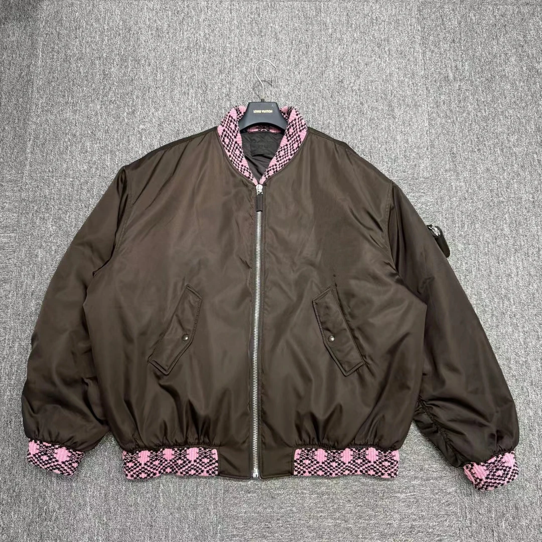 Prada raf simons bomber秀款飞行员夹克/11102/xxl码公价35700