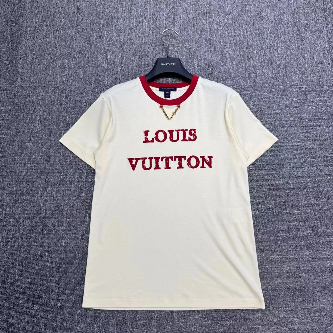 louis vuitton lv 字母圆领套头短袖T恤 /10339/xxs码 /99新