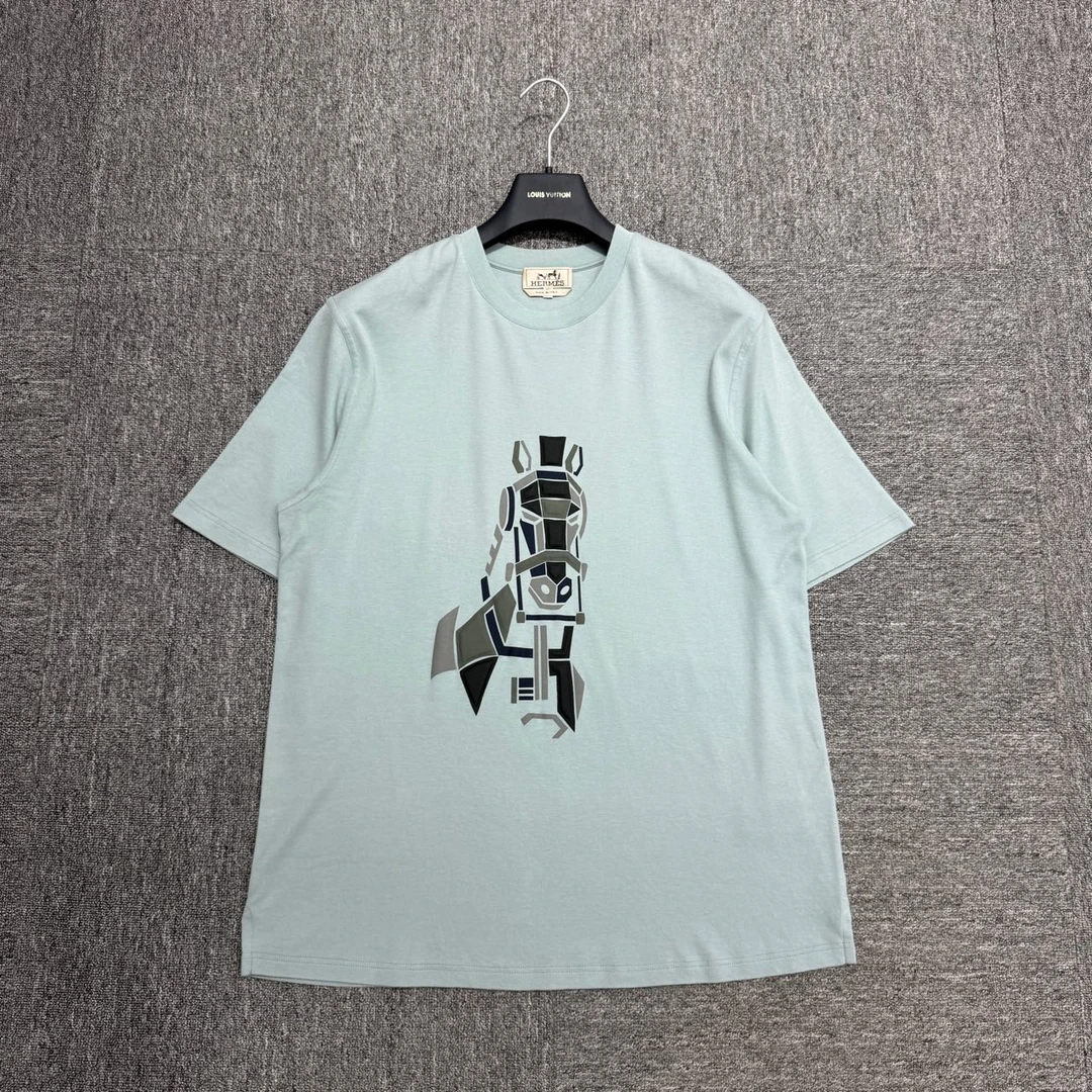 Hermes 立体战马短袖/xl码/99新/公价7000/08411