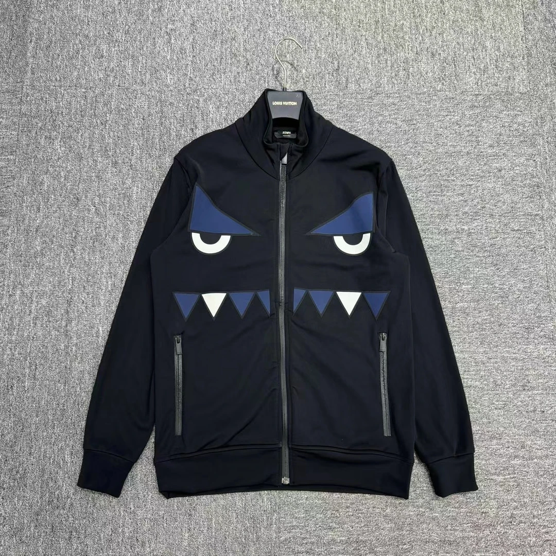 Fendi 小怪兽拉链夹克/08485/46码/95新/公价6100