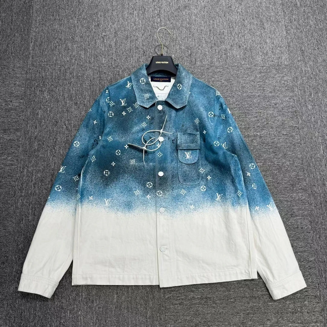 louis vuitton LV 蓝色星空牛仔夹克/08454/M码/99新