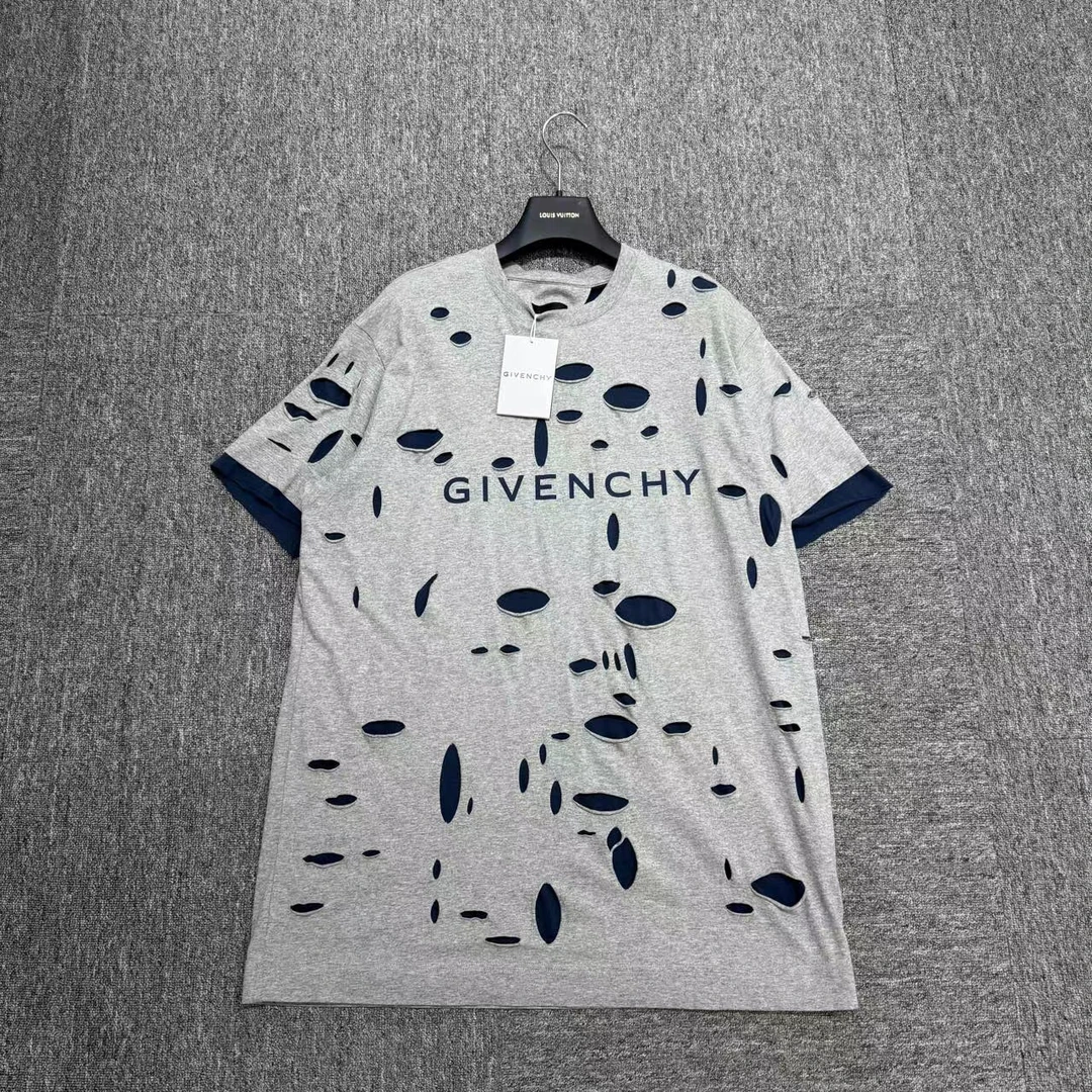 Givenchy 刀割双层短袖 /10427/xs码/全新带吊