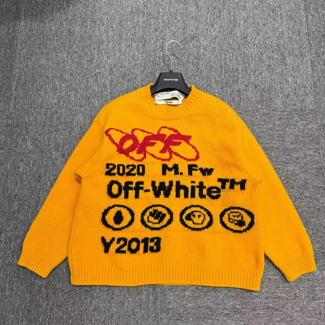 OFFWHITE Industrial Y013Sweater走秀款毛衣/11439/M码/98新