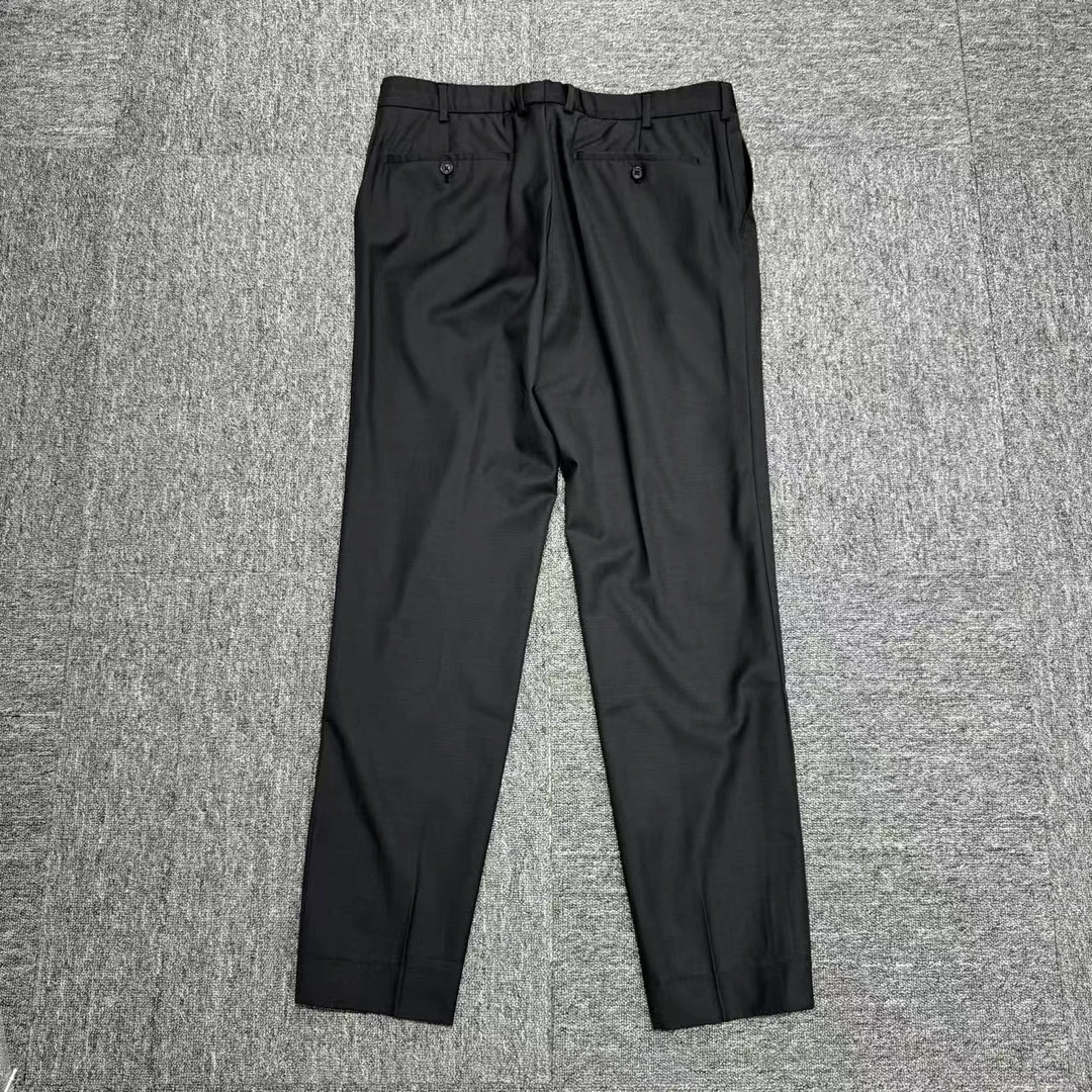 Hermes 纯色羊毛休闲裤/11193 /52码 /98新