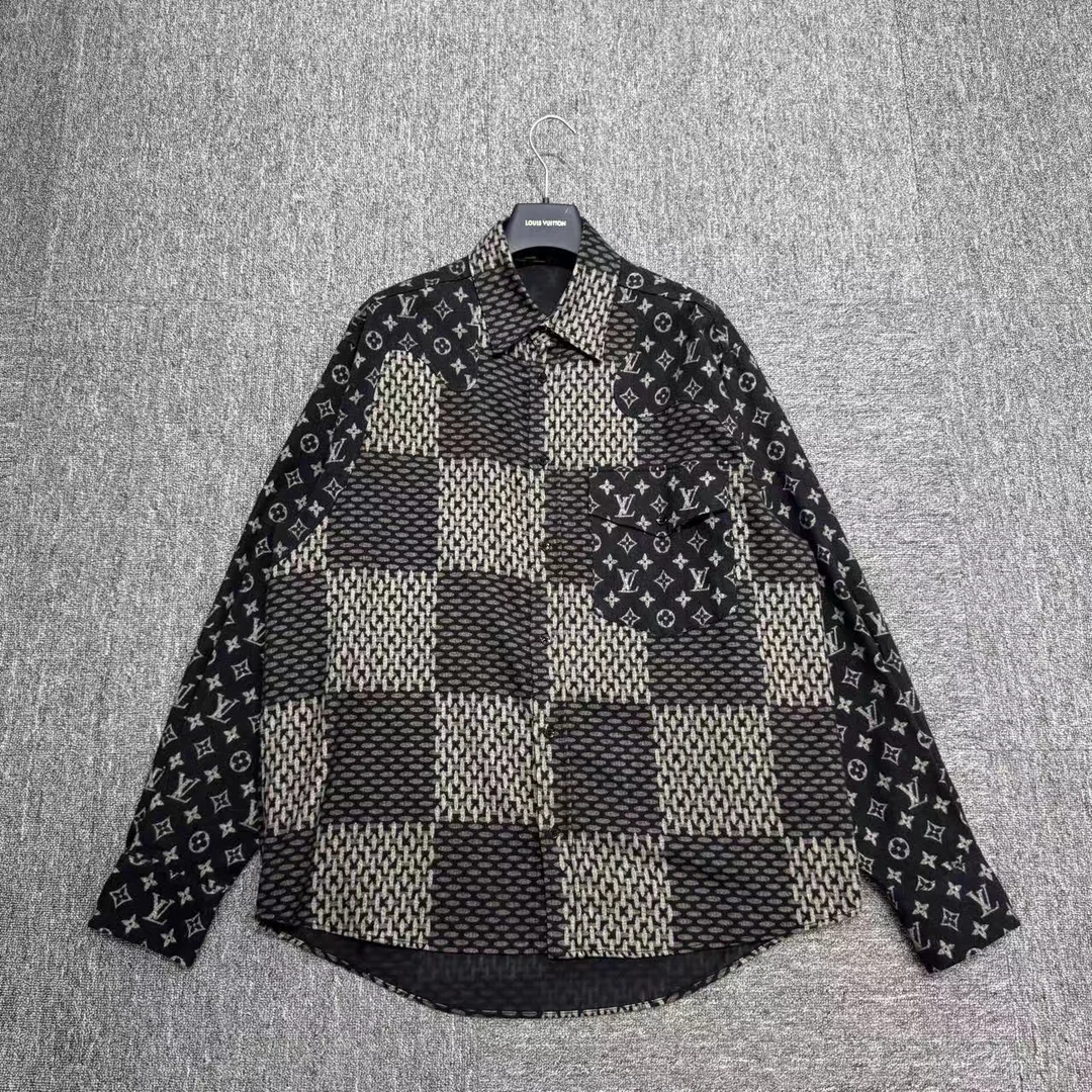louis vuitton lv nigo 联名 衬衫外套/s码/98新/11994
