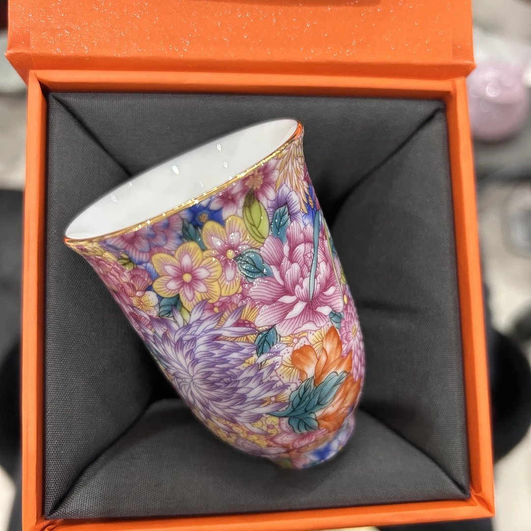 【闪购商品】珐琅彩闻香杯品茗杯