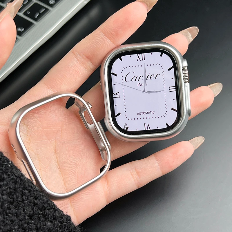 乐雨半包硬壳保护壳适用iWatch11/10applewatch9苹果s8手表ultra