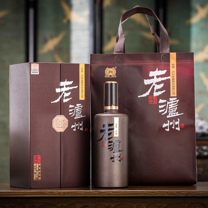 泸州老窖【仁汇优品S】 老泸州酒韶光年华浓香型白酒52度500ml*2