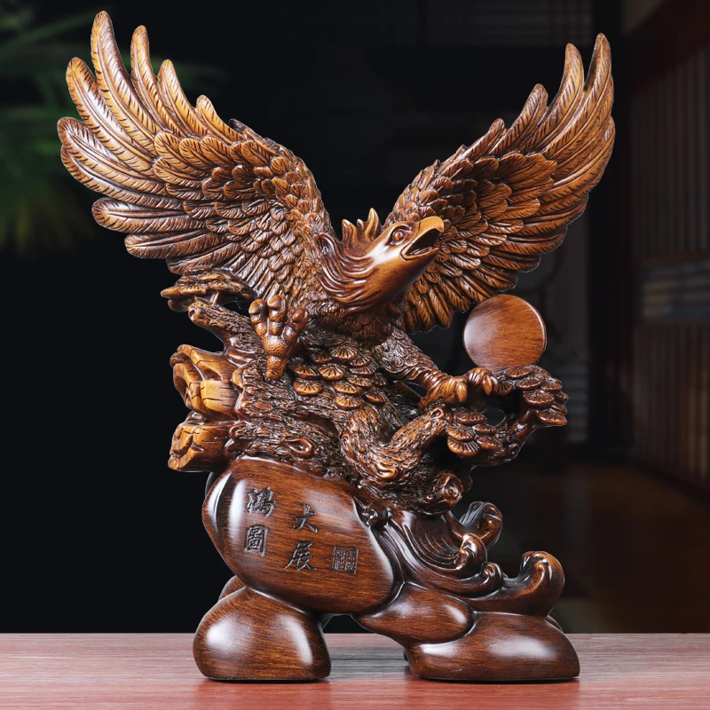 大展宏图根雕开业礼品同程万里