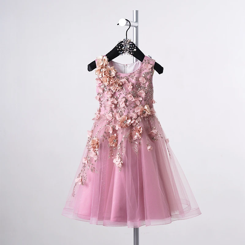 A403LUA51夏羽墨儿童礼服高端女童公主裙婚礼花童生日钢琴演出服