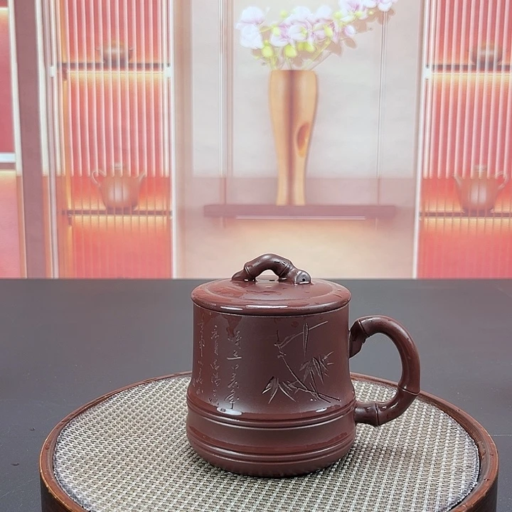 紫砂茶杯紫砂茶具手工紫砂盖杯