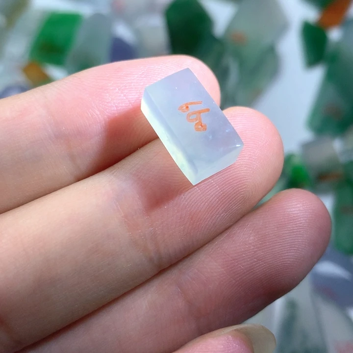 定制翡翠未镶嵌天然缅甸翡翠项链