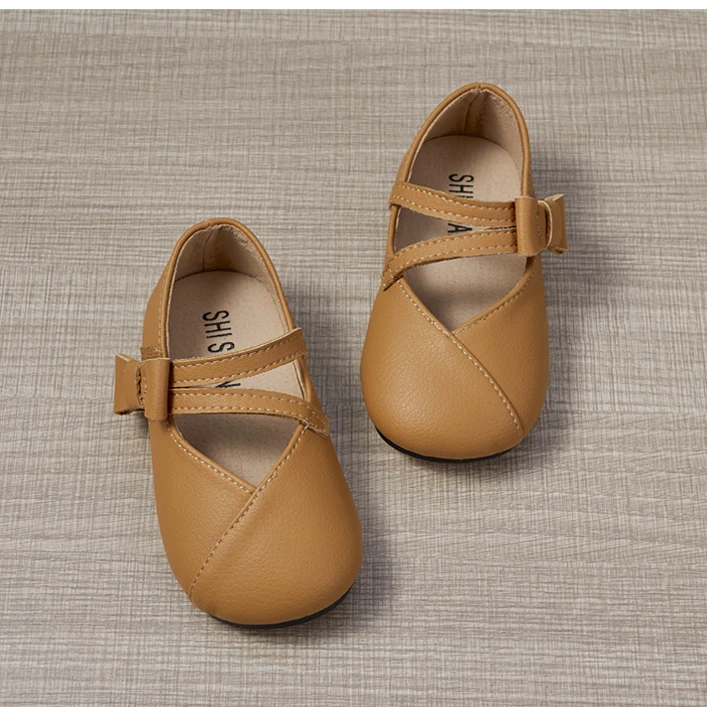 ABC儿童公主鞋学步鞋小童鞋子单鞋幼儿软底春夏款防滑宝宝软皮鞋