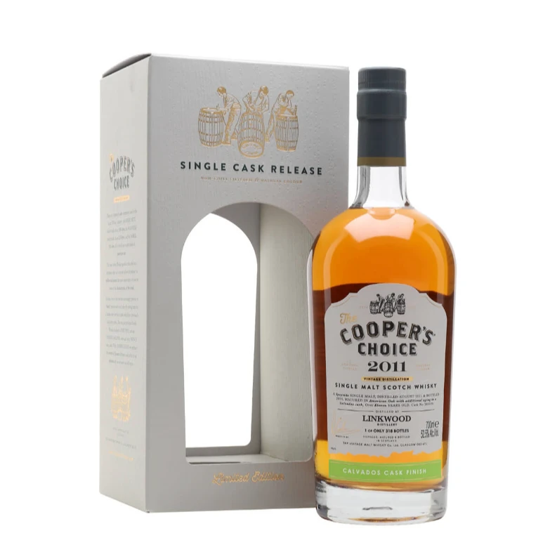 库珀之选林可伍德2011/11年卡尔瓦多斯桶苏格兰单一麦芽威士忌