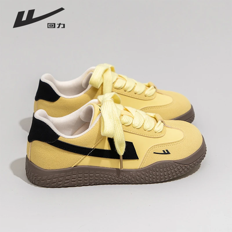 回力复古德训鞋子女2025年秋冬新款厚底ins潮韩版低帮休闲板鞋女