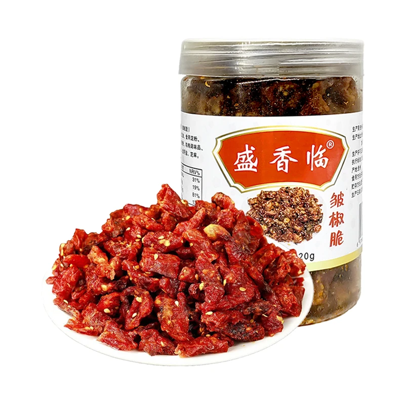 贵州特产皱皮脆香辣脆香酥辣椒脆下酒菜辣椒零食油炸辣椒小吃特产