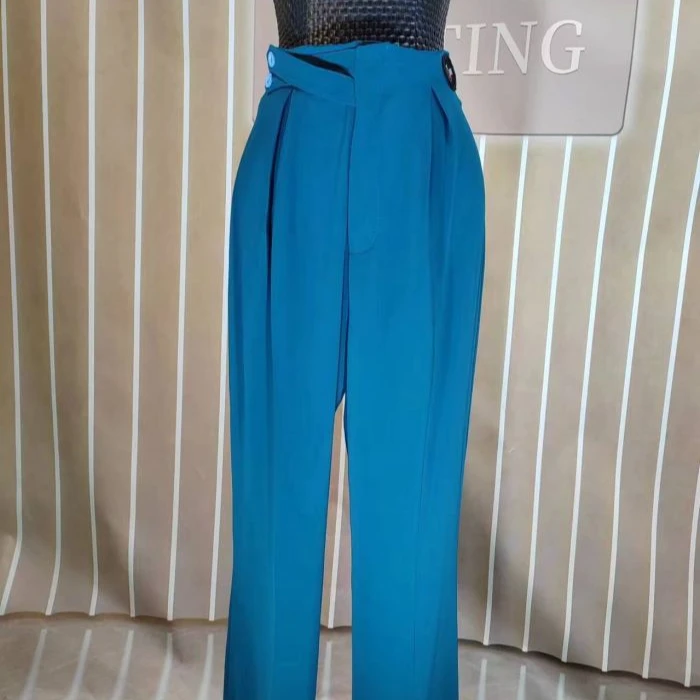 海云丹斯②新款交谊舞摩登舞新款订扣摩登舞裤HYK005