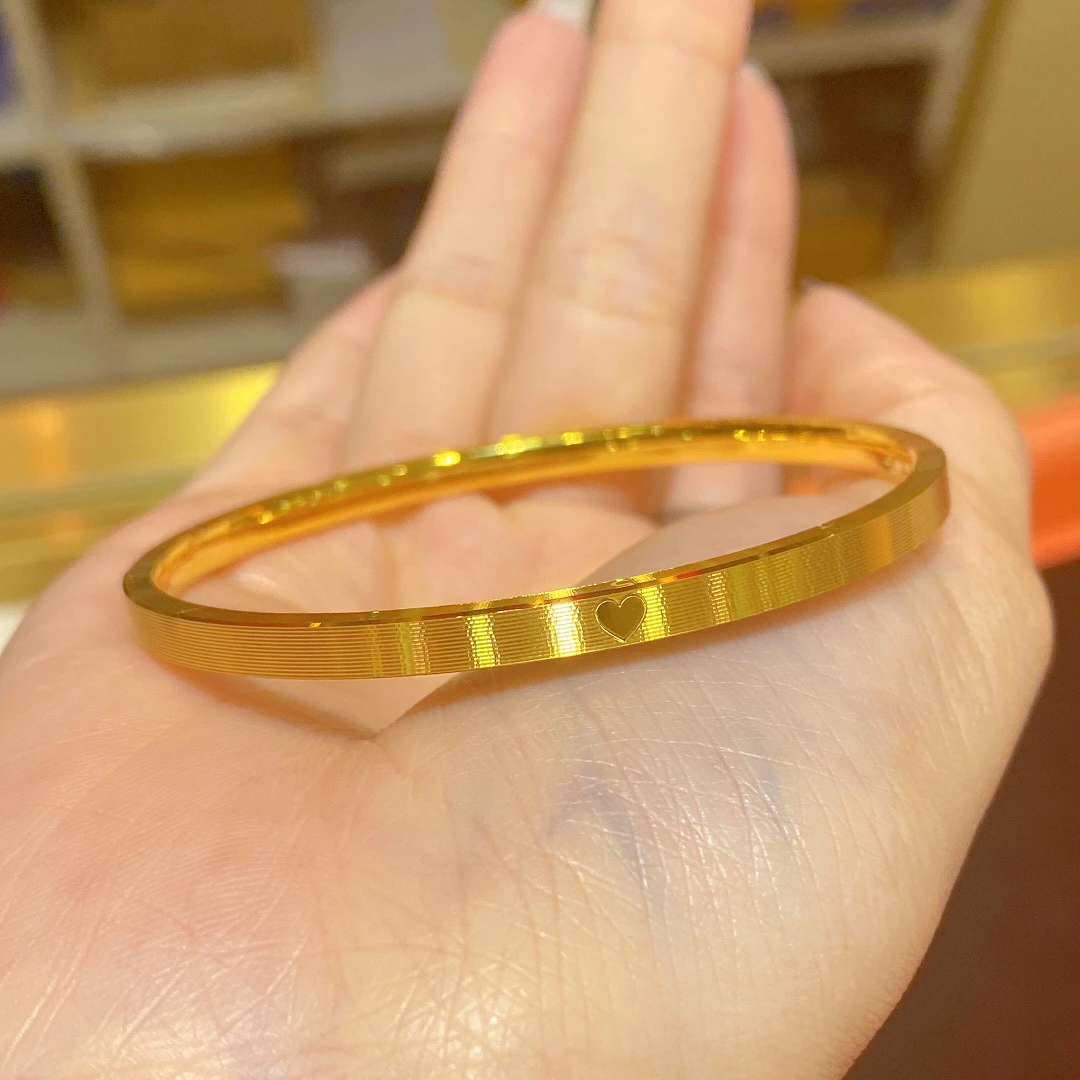 合金手镯 闭口年轮手镯