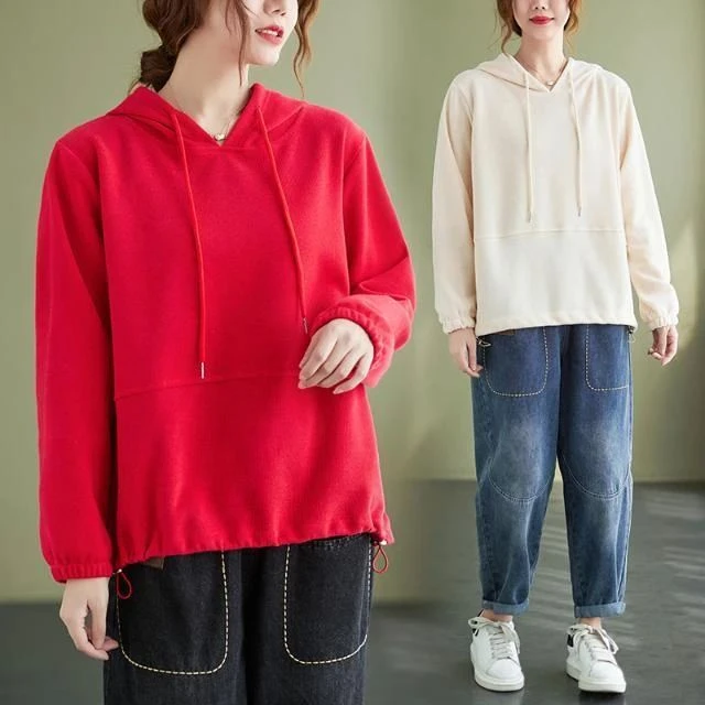 出口法国大牌尾货清仓好品质毛衣宽松连帽针织衫卫衣套头外套