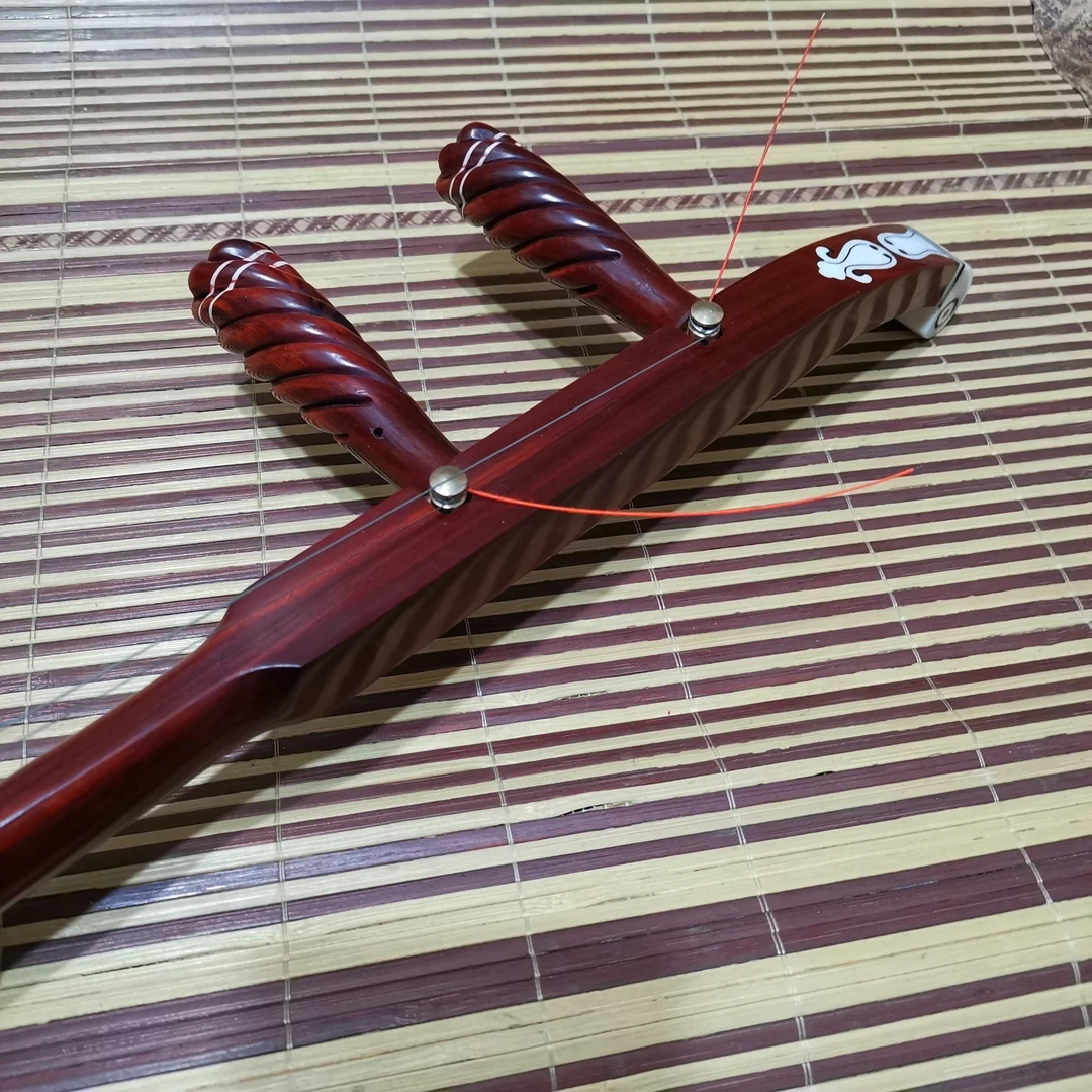 彩云归板胡非洲小叶紫檀木书卷头板胡秦腔歌曲高音中音板胡