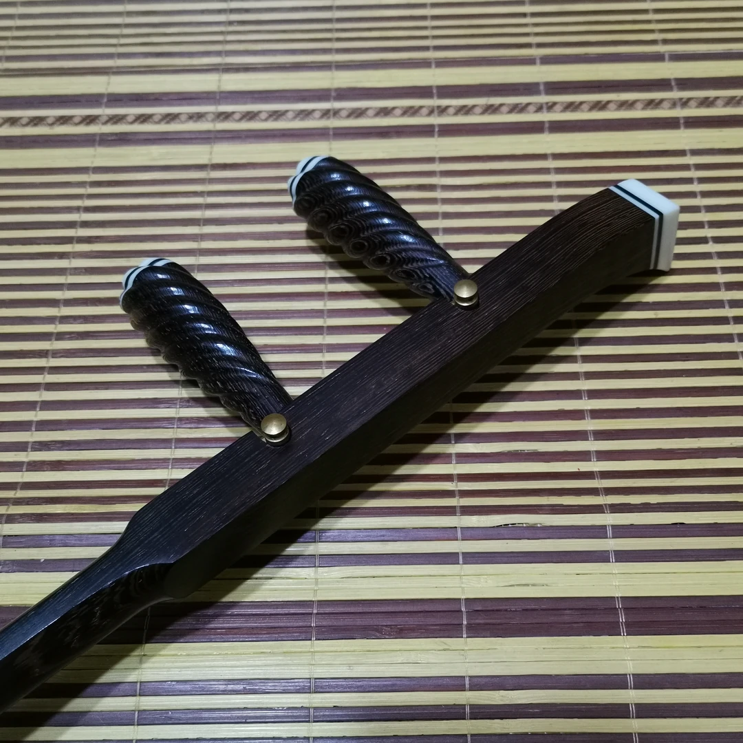 彩云归板胡鸡翅木秦腔板胡平头书卷头秦腔板胡初学练习板胡