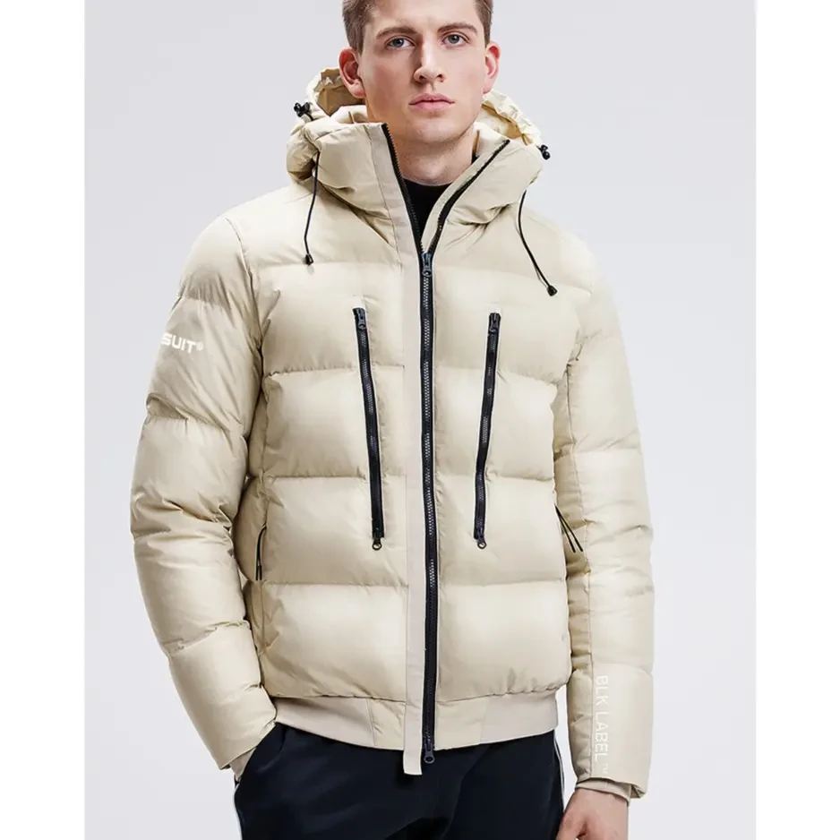 HOTSUIT/后秀高充绒量羽绒服 男士长袖加厚型保暖羽绒服